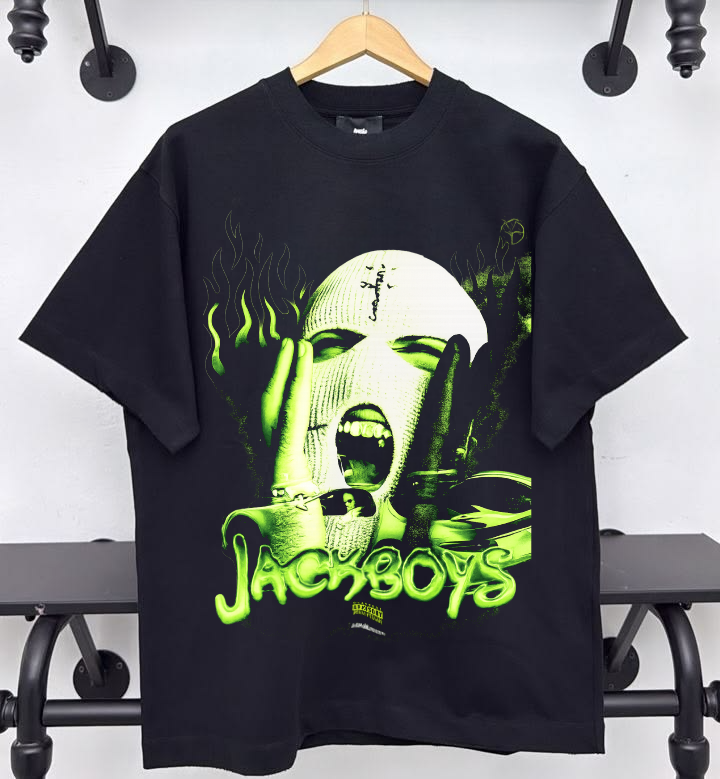JackBoys Neon Black T-Shirt