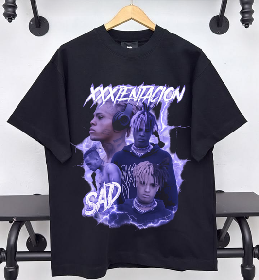XXXTENTACION Sad Graphic Black T-Shirt