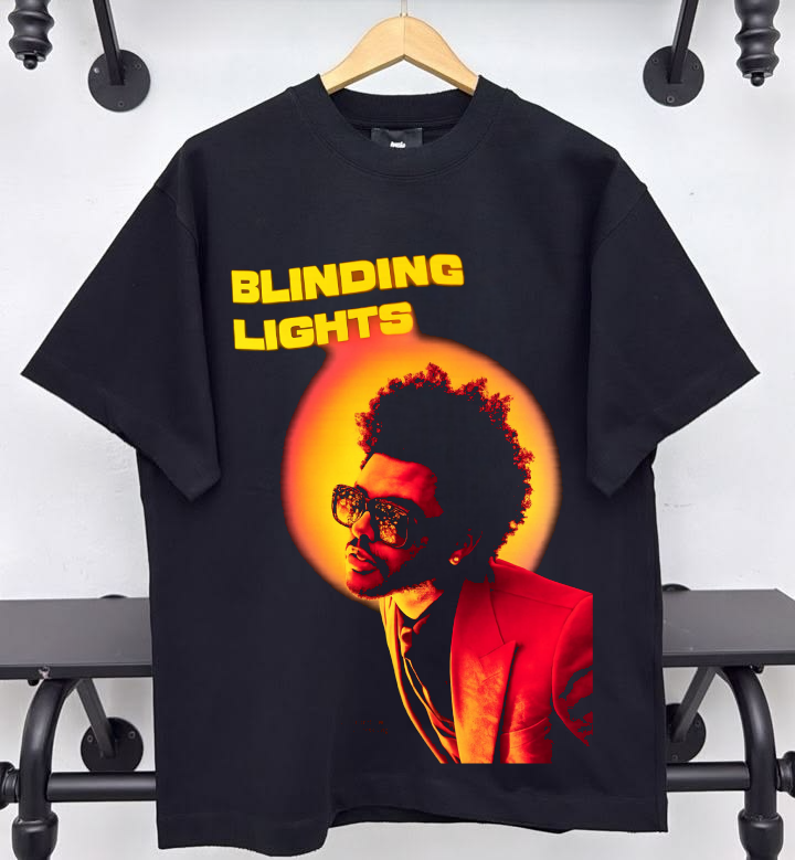 The Weeknd Blinding Lights Black T-Shirt