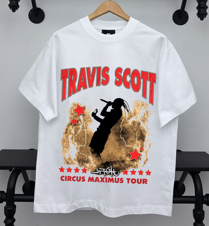 Travis Scott Circus Maximus Tour White T-Shirt